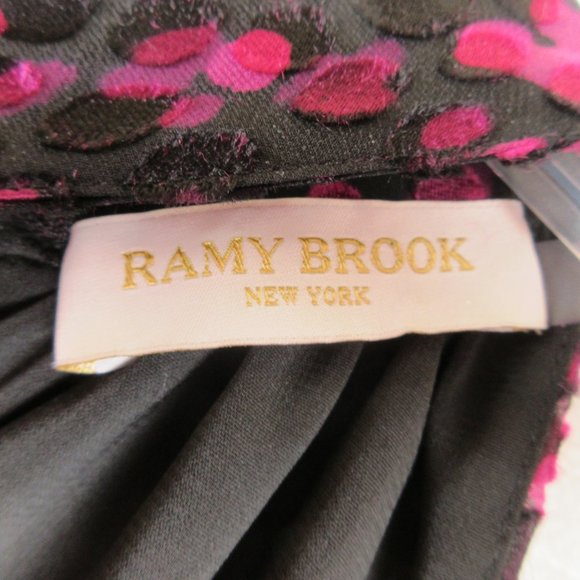 Ramy Brook Eva High-neck Midi Dress Size M Plumberry - Picture 5 of 14